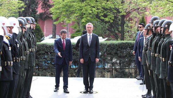 Nurettin Canikli - Jens Stoltenberg - Sputnik Türkiye