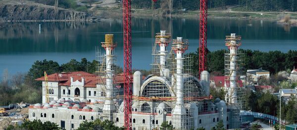 Simferopol'de Cuma Camii inşaatı - Sputnik Türkiye