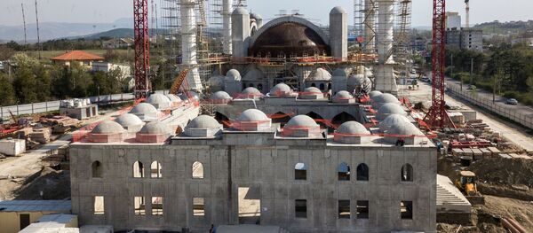 Simferopol'de Cuma Camii inşaatı - Sputnik Türkiye