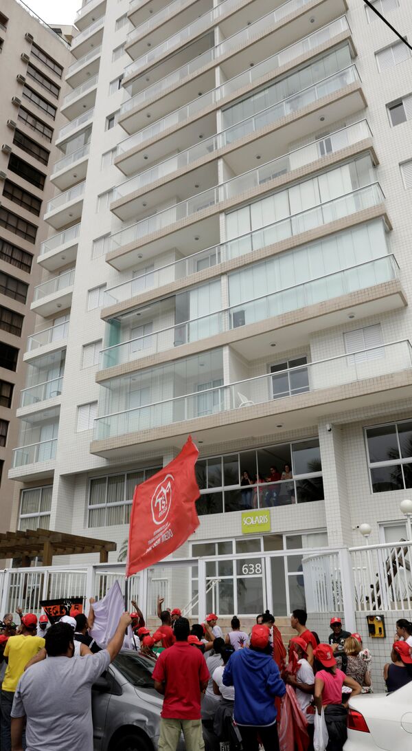 Brezilya'da eski Devlet Başkanı Lula'nın apartman dairesinde eylem - Sputnik Türkiye