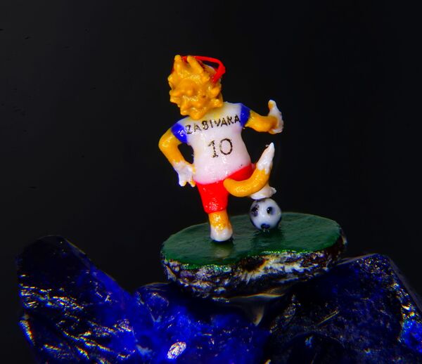 Mikrominyatür ressamı Vladimir Aniskin'den Dünya Kupası maskotu - Sputnik Türkiye