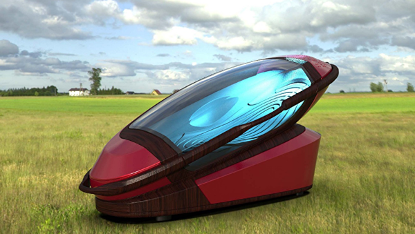 Tartışma yaratan ‘intihar makinesi’ protestolara rağmen Amsterdam’da sergilendi - Sputnik Türkiye