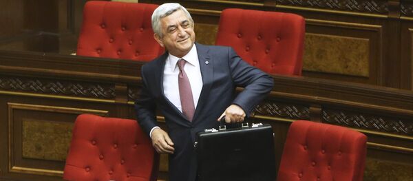Eski Ermenistan Devlet Başkanı Serj Sarkisyan - Sputnik Türkiye