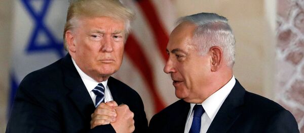 ABD Başkanı Trump ile İsrail Başbakanı Netanyahu, Kudüs, 23 Mayıs 2017 - Sputnik Türkiye