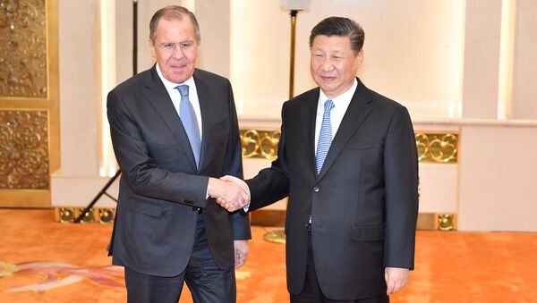 Rusya Dışişleri Bakanı Sergey Lavrov-Çin Devlet Başkanı Şi Cinping - Sputnik Türkiye