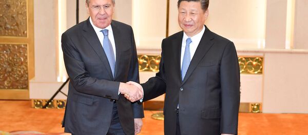 Rusya Dışişleri Bakanı Sergey Lavrov-Çin Devlet Başkanı Şi Cinping - Sputnik Türkiye