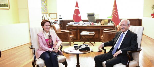 İYİ Parti Genel Başkanı Meral Akşener - CHP Genel Başkanı Kemal Kılıçdaroğlu - Sputnik Türkiye