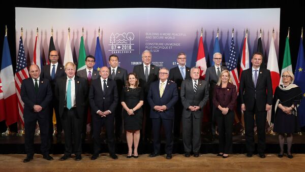 G7 ülkelerinin Dışişleri ve Savunma Bakanları Toronto'da - Sputnik Türkiye