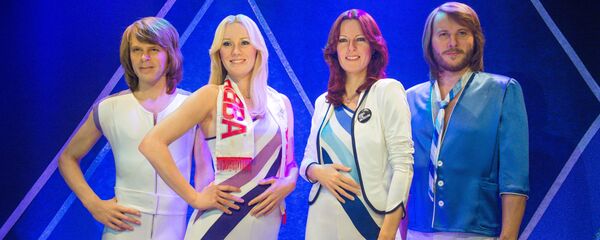 ABBA Müzesi'ndeki balmumu heykeller, Stockholm, İsveç - Sputnik Türkiye