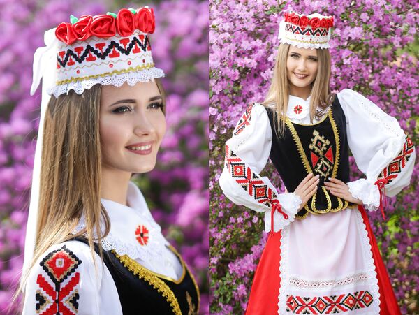 Belarus'ta 'İlkbahar Kraliçesi' öğrenci güzellik yarışması adayları - Sputnik Türkiye