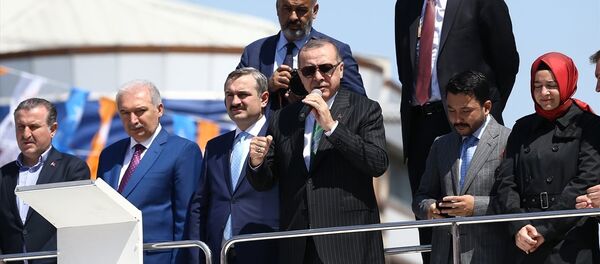 Cumhurbaşkanı ve AK Parti Genel Başkanı Recep Tayyip Erdoğan - Sputnik Türkiye