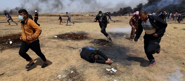 İsrail-Gazze sınırındaki eylemler - Sputnik Türkiye