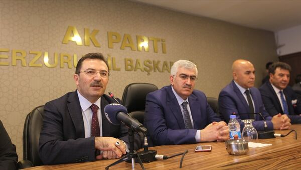 Selami Altınok AK Parti Erzurum il başkanlığını ziyaret etti - Sputnik Türkiye