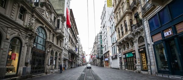 İstiklal Caddesi, 1 Mayıs, Polis - Sputnik Türkiye