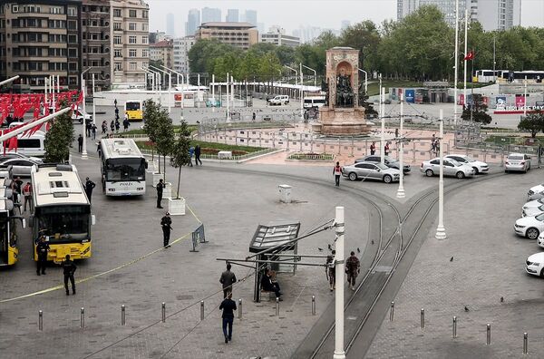 Taksim Meydanı, 1 Mayıs, Polis - Sputnik Türkiye