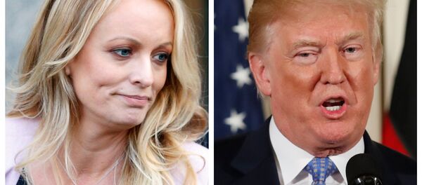 Stormy Daniels-Donald Trump - Sputnik Türkiye