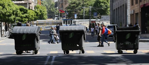 Ermenistan'daki gösteriler - Sputnik Türkiye