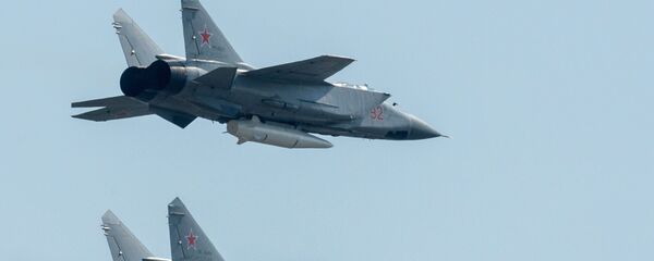 Kinjal füze sistemleriyle donatılan MiG-31 avcı uçakları - Sputnik Türkiye