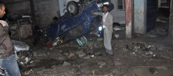 Şanlıurfa'nın Birecik ilçesinde ekili olan sağanak, su baskınlarına neden oldu. - Sputnik Türkiye