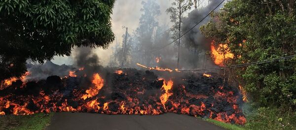 Hawaii'de 2 yeni lav çatlağı - Sputnik Türkiye