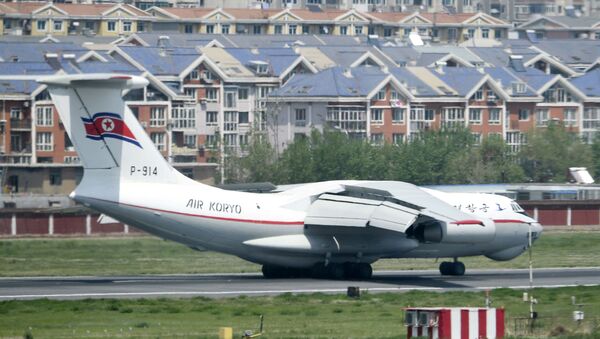 Çin'in Dalian kentine inen Air Koryo uçağı - Sputnik Türkiye