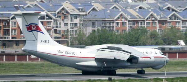Çin'in Dalian kentine inen Air Koryo uçağı - Sputnik Türkiye
