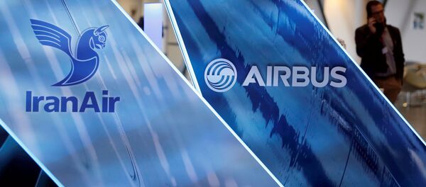 IranAir, yaptırımların kalkmasının ardından ilk Batı yapımı jetini (Airbus A321) 11 Ocak 2017'de Airbus'tan teslim almıştı. - Sputnik Türkiye