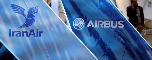 IranAir, yaptırımların kalkmasının ardından ilk Batı yapımı jetini (Airbus A321) 11 Ocak 2017'de Airbus'tan teslim almıştı. - Sputnik Türkiye