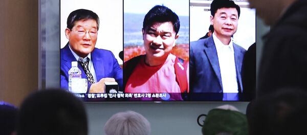 Kuzey Kore'nin serbest bıraktığı ABD'liler - Sputnik Türkiye