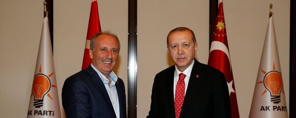 Recep Tayyip Erdoğan ve Muharrem İnce - Sputnik Türkiye