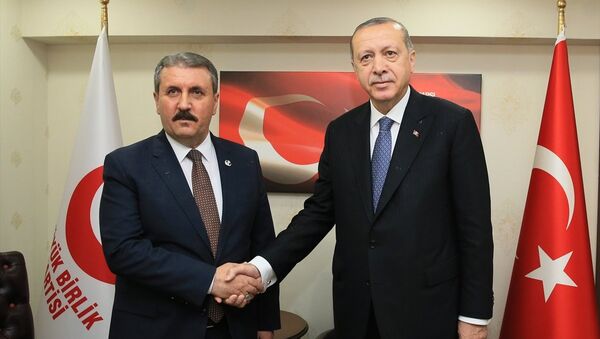 Recep Tayyip Erdoğan - Mustafa Destici - Sputnik Türkiye