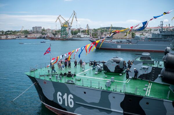 Sivastopol'da Rusya Karadeniz Filosu’nun 235. yıldönümü kutlamaları - Sputnik Türkiye