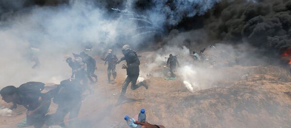 ABD'nin Kudüs Büyükelçiliği açılışına yönelik Gazze sınrındaki protestolara İsrail ordusu çok sert müdahale etti. - Sputnik Türkiye