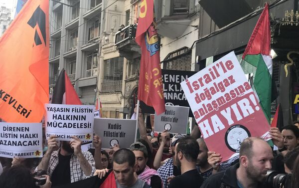 İstanbul’da Nakba protestosu - Sputnik Türkiye