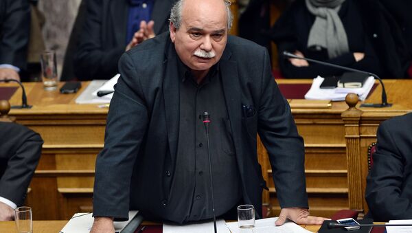 Yunan Parlamento Başkanı Nikolaos Voutsis - Sputnik Türkiye