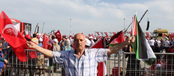 15 Temmuz Şahitleri Derneği Başkanı Telat Çite de Yenikapı Mitingi'ndeydi. - Sputnik Türkiye