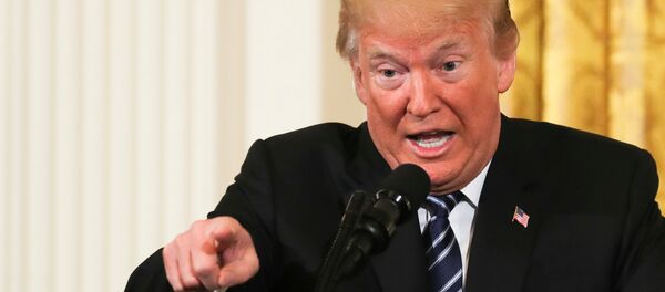 Donald Trump, Beyaz Saray'da basın toplantısı, Washington, 18 Mayıs 2018 Donald Trump, Beyaz Saray'da basın toplantısı, Washington, 18 Mayıs 2018 - Sputnik Türkiye