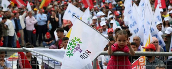 HDP, miting, secmen - Sputnik Türkiye