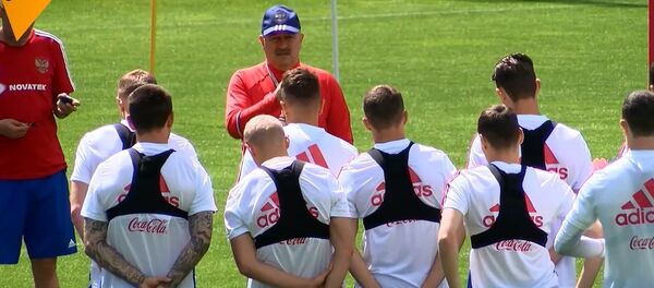 Rusya milli takımı Dünya Kupası hazırlık çalışmaları için Avusturya'da - Sputnik Türkiye