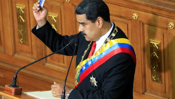 Venezüella'da yeniden devlet başkanı seçilen Nicolas Maduro - Sputnik Türkiye
