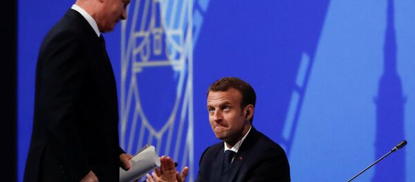 Vladimir Putin-Emmanuel Macron - Sputnik Türkiye