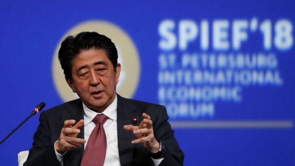 Japonya Başbakanı Şinzo Abe - Sputnik Türkiye