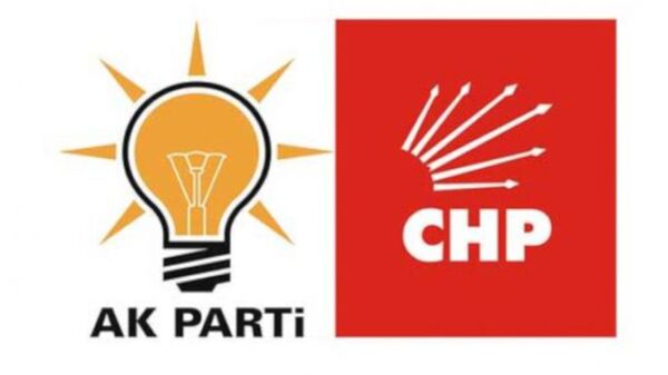 Ak Parti ve CHP logoları - Sputnik Türkiye