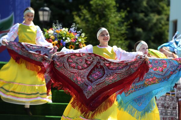 Kazan'da Karavon halk festivali - Sputnik Türkiye