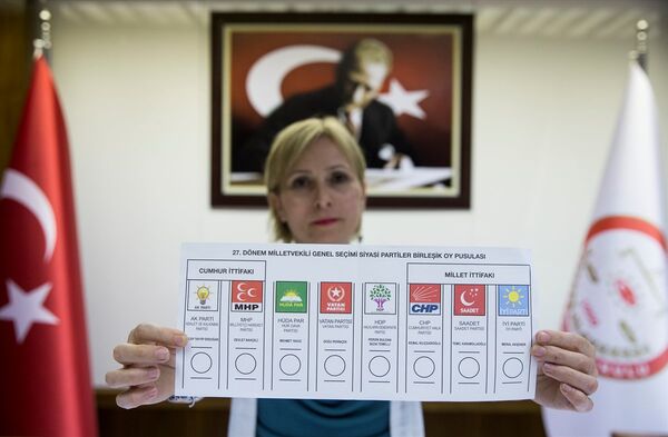 24 Haziran oy pusulaları  - Sputnik Türkiye