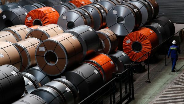 ArcelorMittal çelik fabrikası, Gent, Belçika - Sputnik Türkiye
