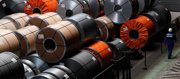 ArcelorMittal çelik fabrikası, Gent, Belçika ArcelorMittal çelik fabrikası, Gent, Belçika - Sputnik Türkiye