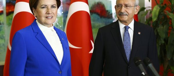 Cumhuriyet Halk Partisi (CHP) Genel Başkanı Kemal Kılıçdaroğlu- İYİ Parti Genel Başkanı Meral Akşener - Sputnik Türkiye