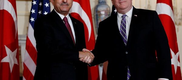 Mevlüt Çavuşoğlu - Mike Pompeo - Sputnik Türkiye