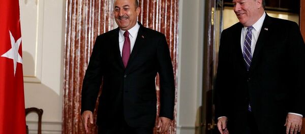 Mevlüt Çavuşoğlu - Mike Pompeo - Sputnik Türkiye